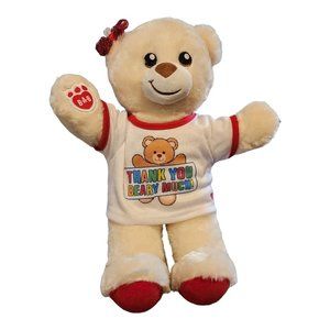 Build A Bear Thank you Beary Much Timeless Teddy Light Brown Bear 17" Plush